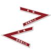 Papercraft Air Intake Caution Type Japan Air Force Aircraft Film Label Sticker P.Model T-4 Sticker, Self-Defense T-4 Markings, (Large)
