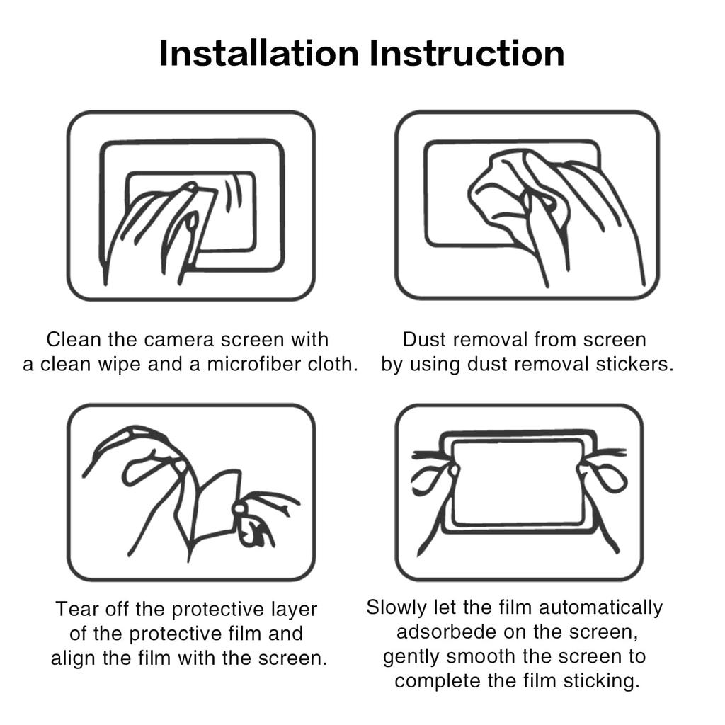 Rieibi Canon SX720 HS LCD Screen Canon SX720 HS Screen SX620 HS Protective SX620 HS Tempered Glass Film for PowerShot SX720 9H Impact Fingerprint Thin