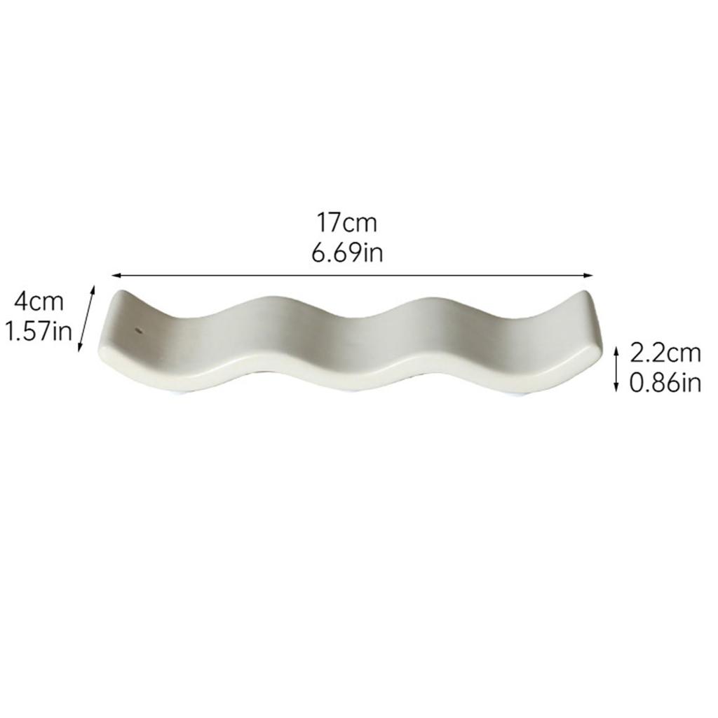 FQIPEI Ceramic Incense Wave Horizontal Stylish Incense Incense Nordic for Incense Sticks Holder, Design, Placement, Burner, Holder, Ceramic, Style,