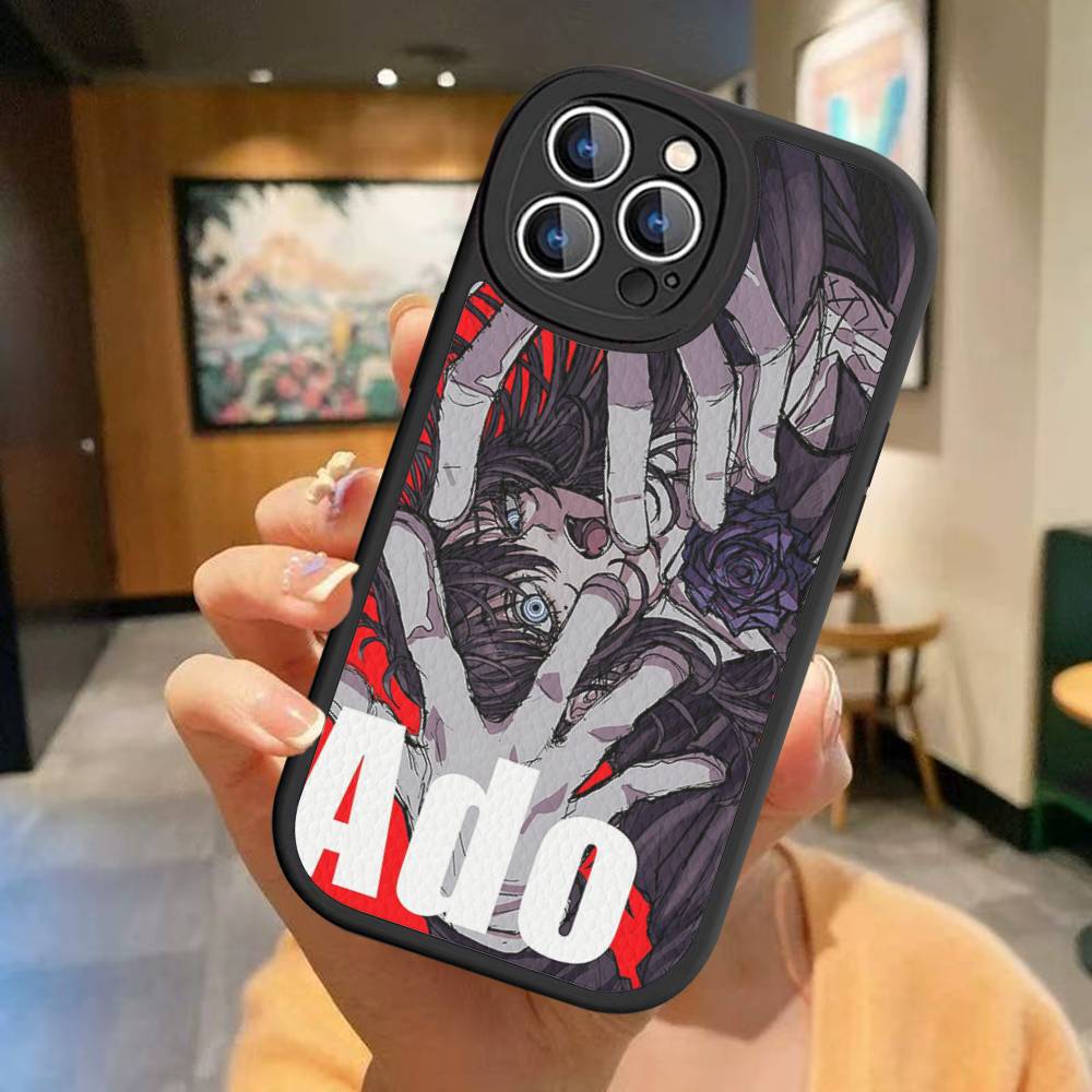 Чехол для телефона Ado Kyogen X Uta Anmie для iPhone 16 15 14 13 12 11 Pro Max Plus Кожаная обложка