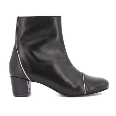 Ботильоны Raola Nappa черного цвета с бежевой отделкой, размер 36-41, женские,