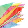 Nylon Fabric Decor Outdoor 100M Triangle Flags Pennant Multicolored Bunting Banner