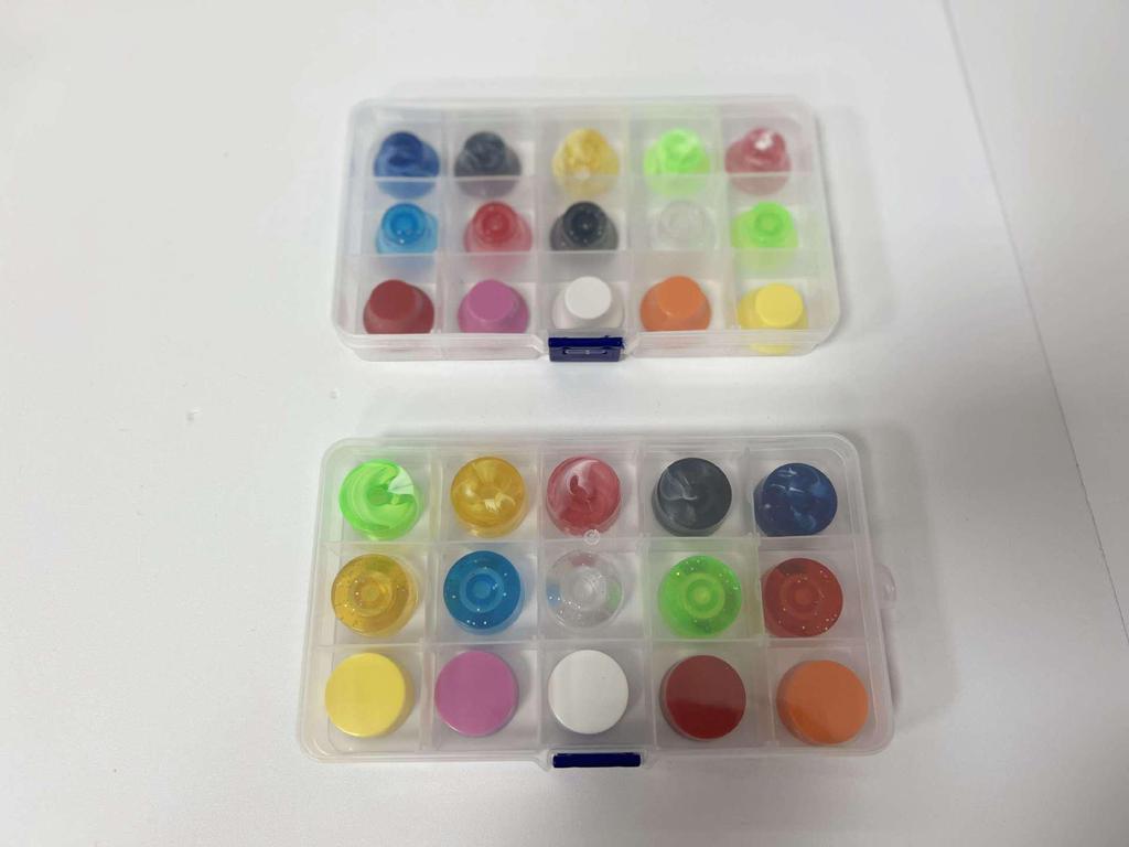 Набор ручек громкости и тона для электрогитары/бас-гитары EPI - Прозрачные колпачки в форме бочонка