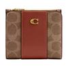 Кошелек EssentialBillfold 11 Застежка на кнопку Покрытие из канваса и телячья кожа Кошелек Женский Латунь + Загар + Карамель Латунь с цветом загара и карамели