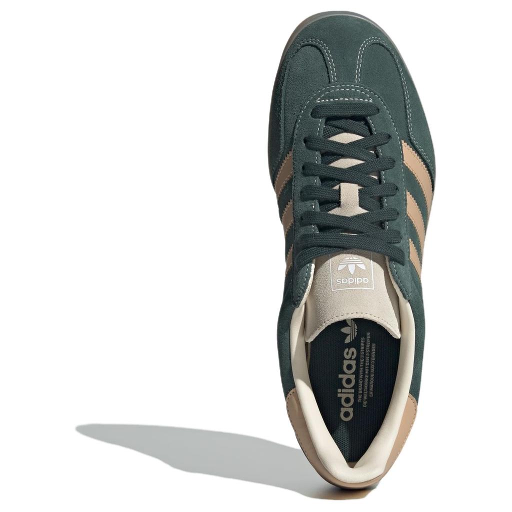 Adidas Gazelle Indoor Shadow Green Warm Sandstone Men Sneakers Wonder-White JH5402