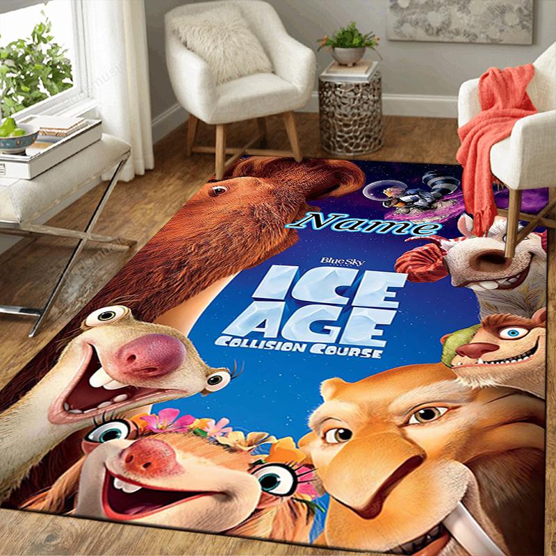 Custom 1Pc Ice Age Buck'S Wild Journey Rug Office Carpet Indoor Outdoor Entrance Doormat Nonslip Soft And Comfortable Living Room D91678