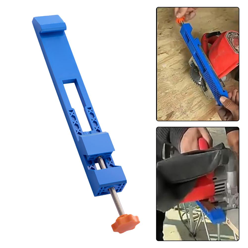 1/2 шт. Регулируемая база для режущей машины, направляющая, АБС-пластик, электрическая циркулярная пила, резка дерева, быстрозажимной кондуктор, фрезеровочный позиционирующий зажим