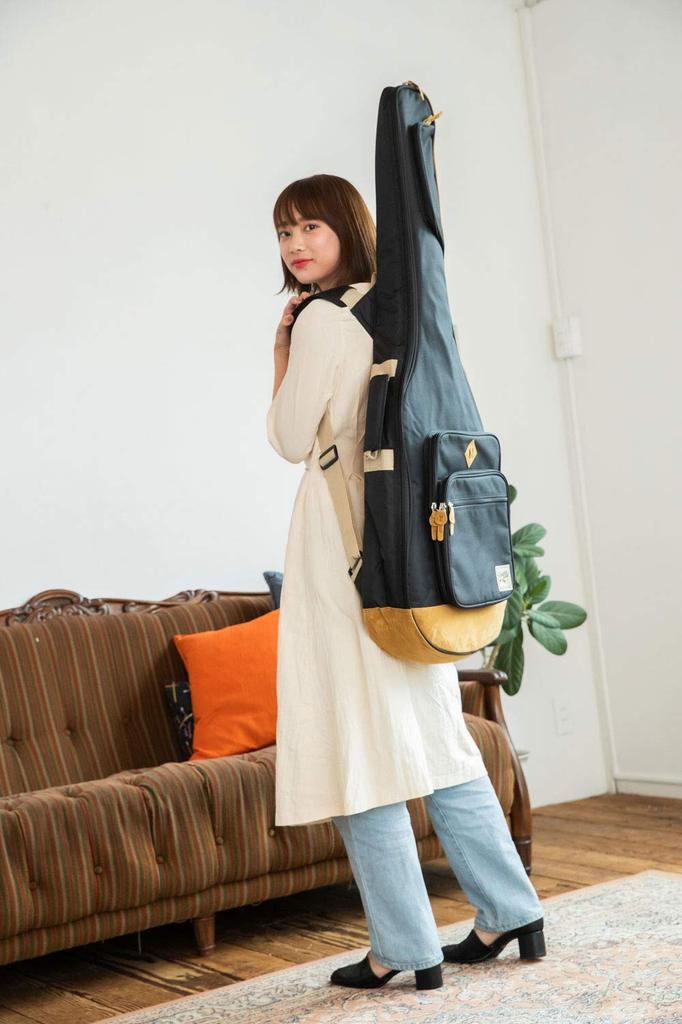 IBANEZ Acoustic Acoustic Guitar Case with Protective Cushion Black Guitar/Electro IAB541-BK