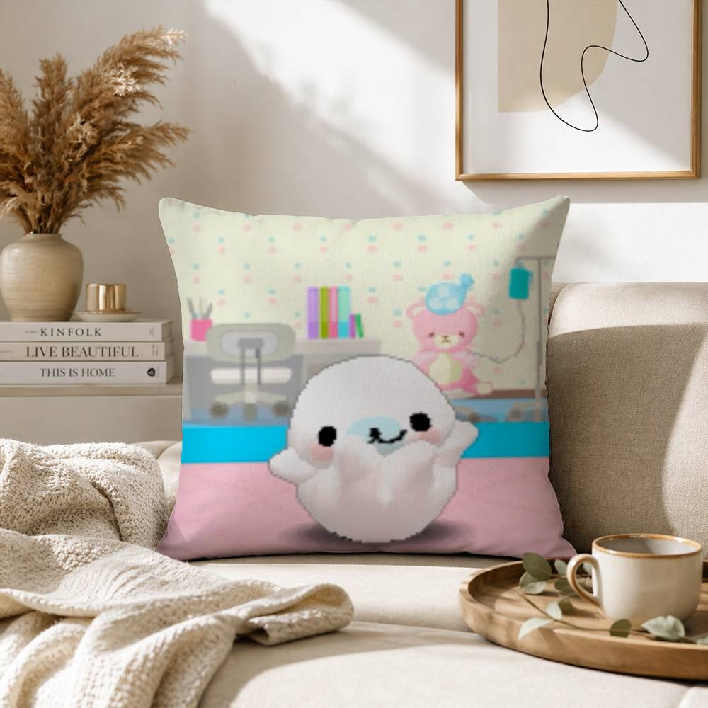 Kawaii Cartoon Mamegoma anime Pillow Case Cushion Cover Throw Pillow Case For Car Sofa