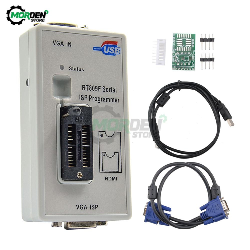Newest RT819F ISP Programmer/ RT819 LCD USB Programmer 11-11-91 Serise IC with 11 Adapters Repair Tool