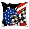 Наволочка на подушку День Независимости Принт флага Домашняя Гостиная Прикроватное украшение Подушка Подушка Наволочка