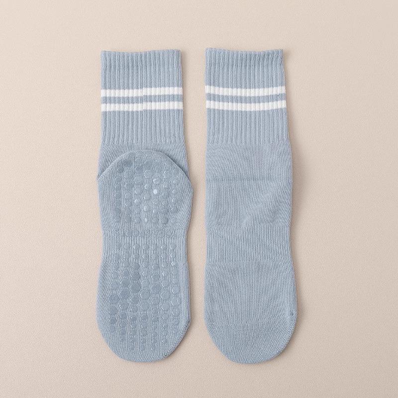 Женские весенне-летние новые профессиональные носки-гольфы для пилатеса и йоги с нескользящей подошвой