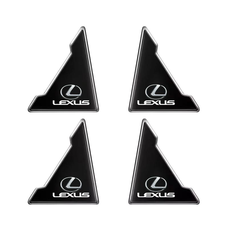 csdmuw1 2/4Pcs Silicone Car Door Corner Cover Anti-scratch Stickers For Lexus GS IS LS500h ES260 ES300h RX350h NX260 UX260 LM LC RZ450e