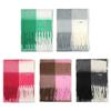 GRAVER [UNISEX] Logo Embroidered Big Check Bold Long Muffler_5 Colors
