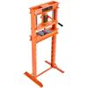 Hydraulic, 12 Ton H-Frame Floor, Stamping Plates, Adjustable Working Table Height for Bending or Straightening Metal, Garages, or Homes Shop Press,