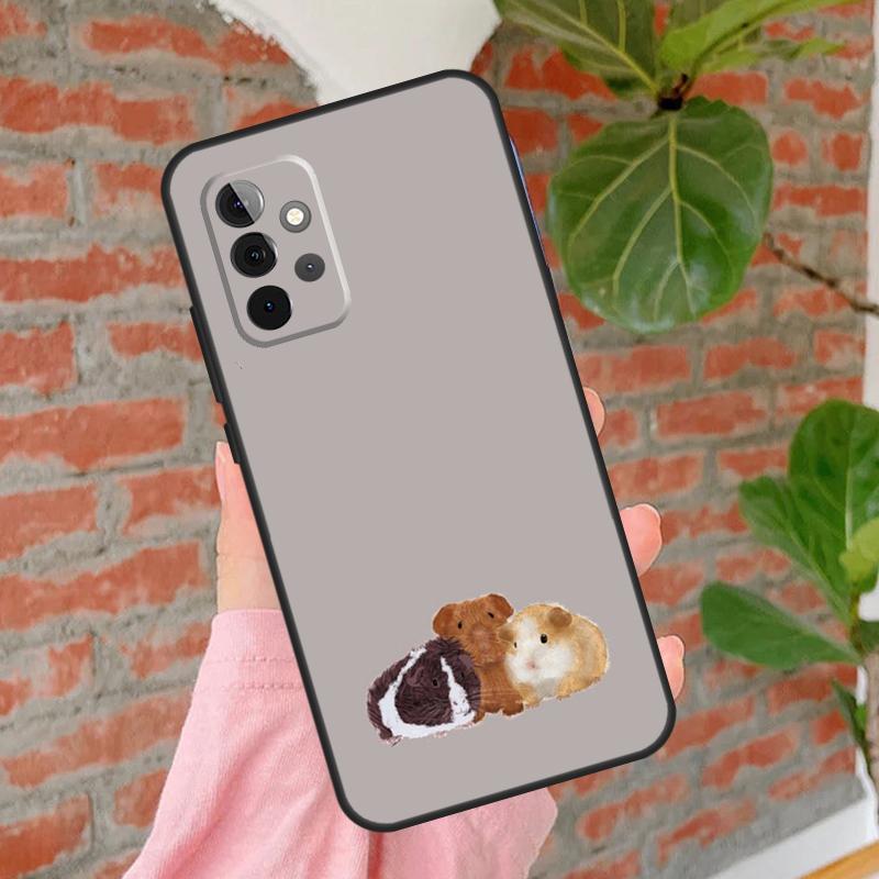 Cute Cartoon Guinea Pig Phone Case For Samsung Galaxy A15 A25 A55 A54 A34 A14 A35 A52 A32 A12 A51 A71 A13 A33 A53