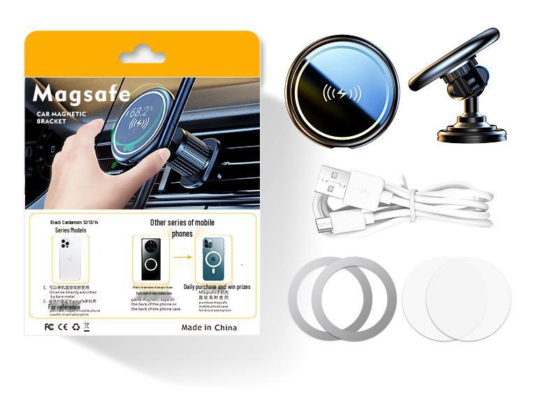 15W MagSafe Magnetic Wireless Charger & Car Mount for iPhone 14