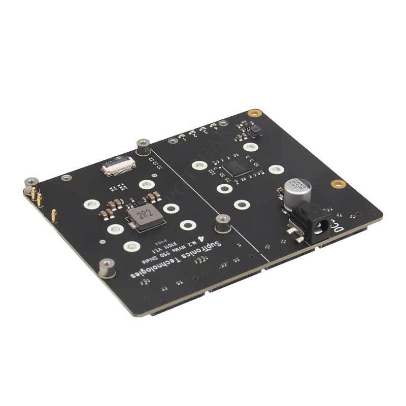X1011 PCIe к M.2 NVMe четырехпортовая плата расширения SSD для Raspberry Pi 5