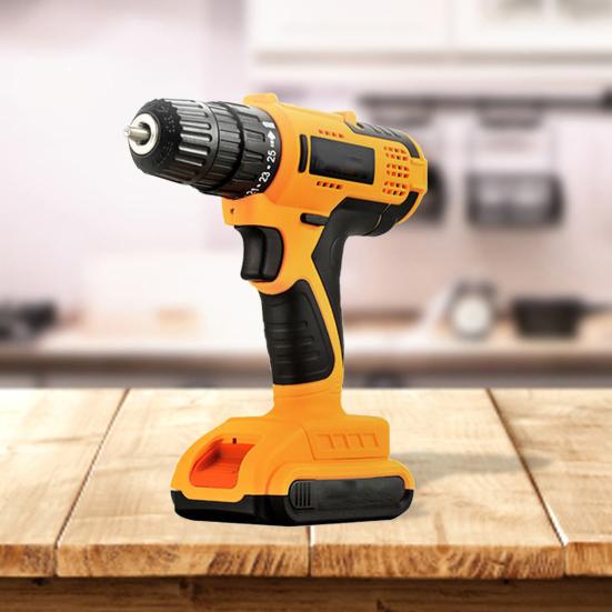 Электрическая дрель 58VF, аккумуляторная дрель из сплава, двухскоростная отвертка для заворачивания винтов