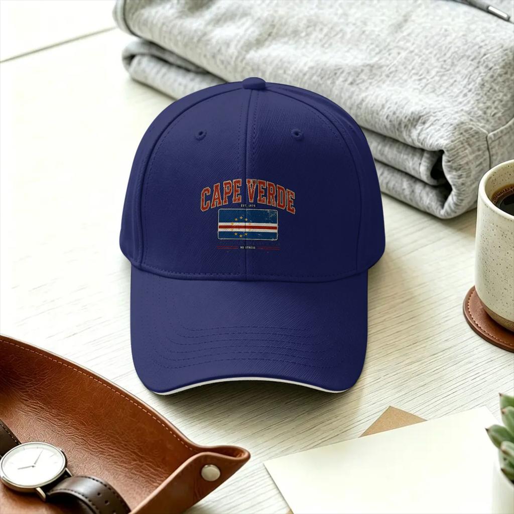 Cape Verde Sun Baseball Cap Summer Unisex Unisex Custom DIY Trucker Hat Sunscreen yk Cute Tennis Skate Baseball Caps