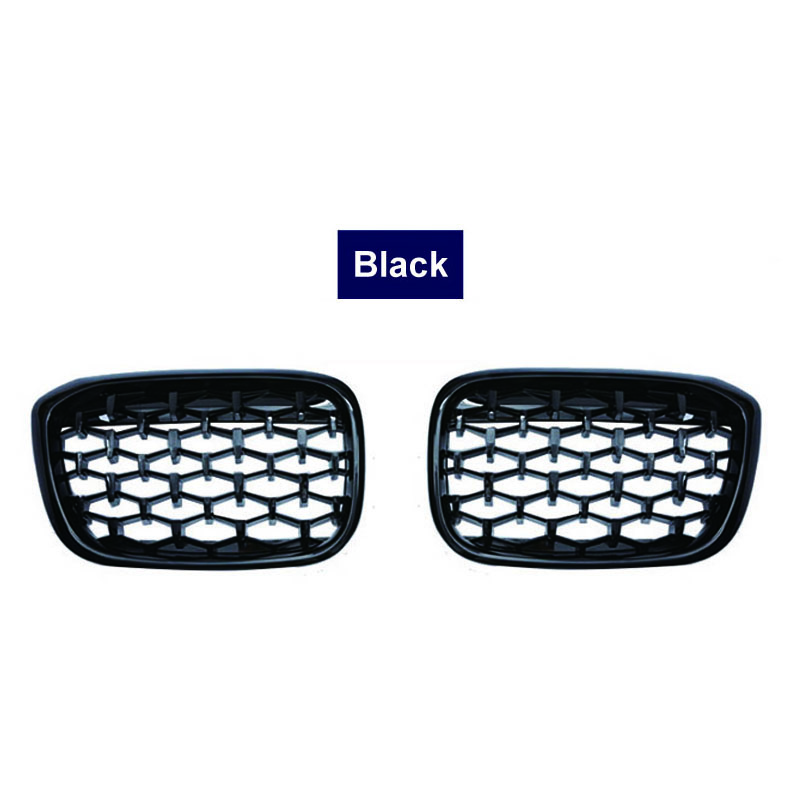 2 шт. автомобильные передние грили для почек для BMW X3 G01 G08 X4 G02 2018-бампер с ромбовидной отделкой гоночная решетка Meteor