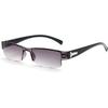 1 PC Half Frame Reading Glasses - Women/Men Older Fashion Presbyopic Eyeglasses Portable High-definition Vision Care +1.0~+4.0