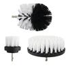 White 2/3.5/4/5'' Bathroom Cleaning Car Polisher Scrubber Brush Car Washer Brush Drill Brush