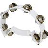 KC Adjustable Tambourine, White, HMT-TRA/WH