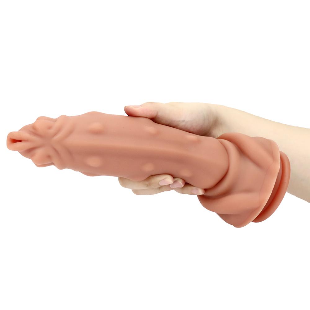Silica Gel Huge Realistic Soft Dildo Penis Cheap Small Anal Dildo Silicone Suction Cup Masturbators Butt Plug Toys for Women Ring Cock
