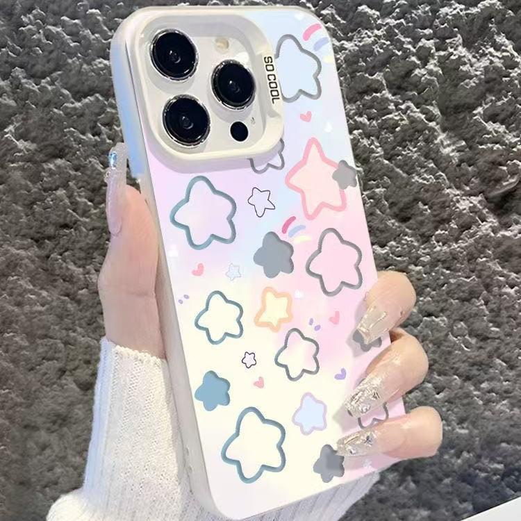 Stars Suitable for IPhone16 Mobile Phone Case Apple 15plus Creative 14promax Niche 13 Fashion 12