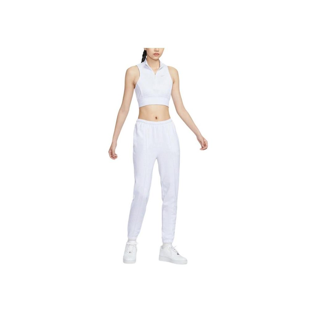 Nike Логотип Slim Fit однотонный топ-майка женские топы белые FV7492-051