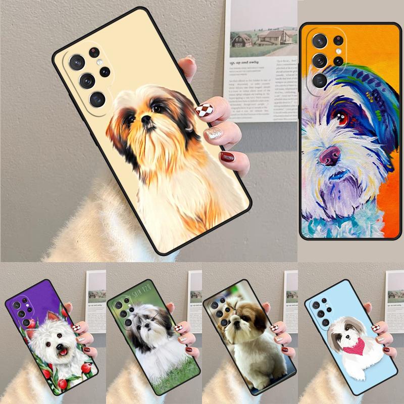Shih Tzu Dog TPU Phone Case For Samsung Galaxy note 10 pro S26 S25 S24 S23 S22 Ultra Plus S21 FE S20 Shockproof Cover
