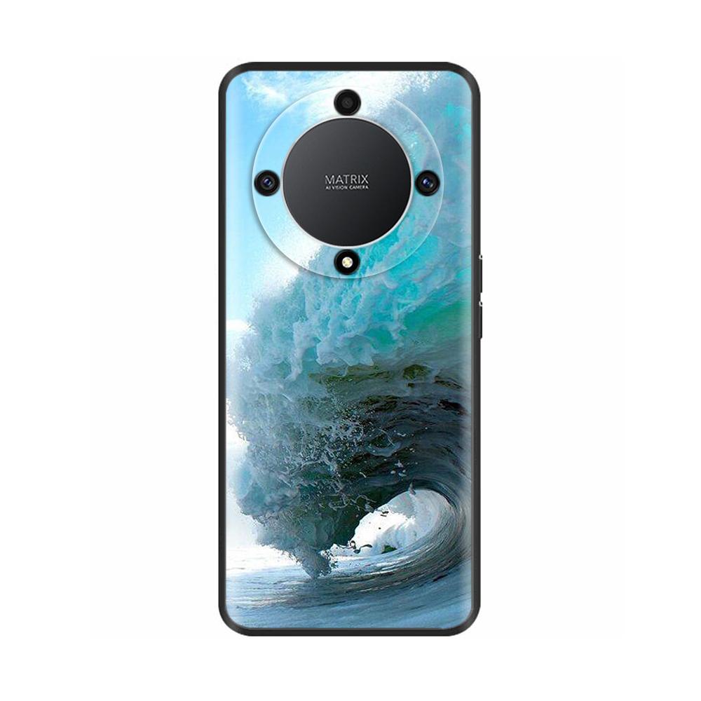 For Honor Magic6 Lite Case Honor X9b X9a Cover Soft Black TPU Bumper Protective Shell Phone Cases For Honor X9b Magic 5 6 Lite