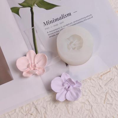 Силиконовая форма для орхидеи фаленопсис для изготовления мыла, мастики, шоколада и украшений своими руками