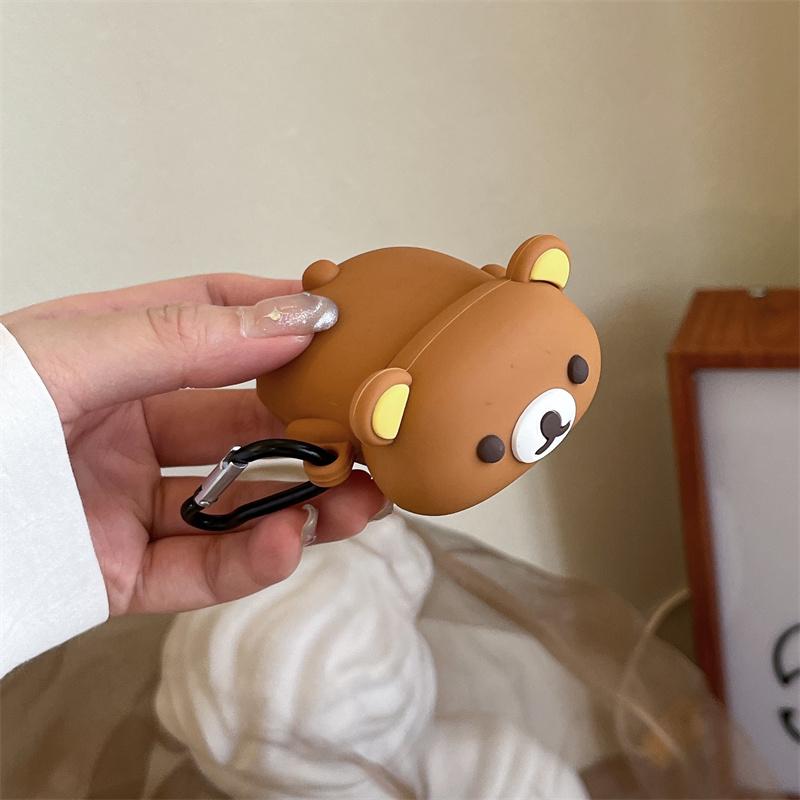 Cute Bear Earphone Case for AirPods Pro 2 Charging Cover Silicone Wireless Headphone Earbuds Cover for Air Pods 3 2 1 Funda