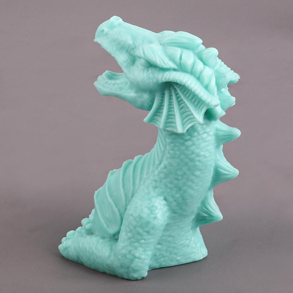3D Злой Дракон Свеча Силиконовая Форма Сделай Сам Вечеринка Инструменты для Украшения Торта Дракон Мастика Шоколадные Формы Настольное Ремесло Домашний Декор