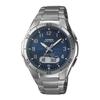 Мужские часы Casio Wave Ceptor WVA-M640TD-2AJF, на солнечной батарее, титановые, синие