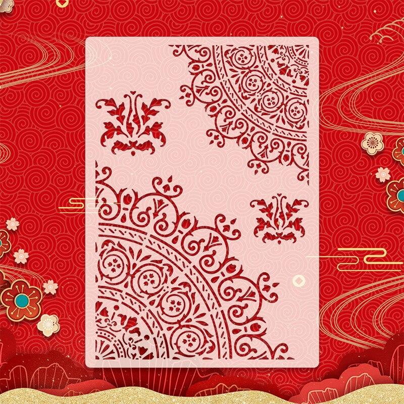 А4 нежный полый трафарет с мандалой спрей/шаблон для ручной живописи DIY стены, окна, скрапбукинга, альбом, украшение, художественная живопись