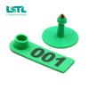 No. 1-500 Sheep Ear Tag Signs with The Word Ear Laser Typing Copper Head Earrings Farm Animal Identification Card Free Shipping