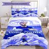 Chelsea Fc Football Player Customize Text Bed Sheet Set Suitable for Study room Machine Washable Home Decor Perfect Gift for Friends & Family