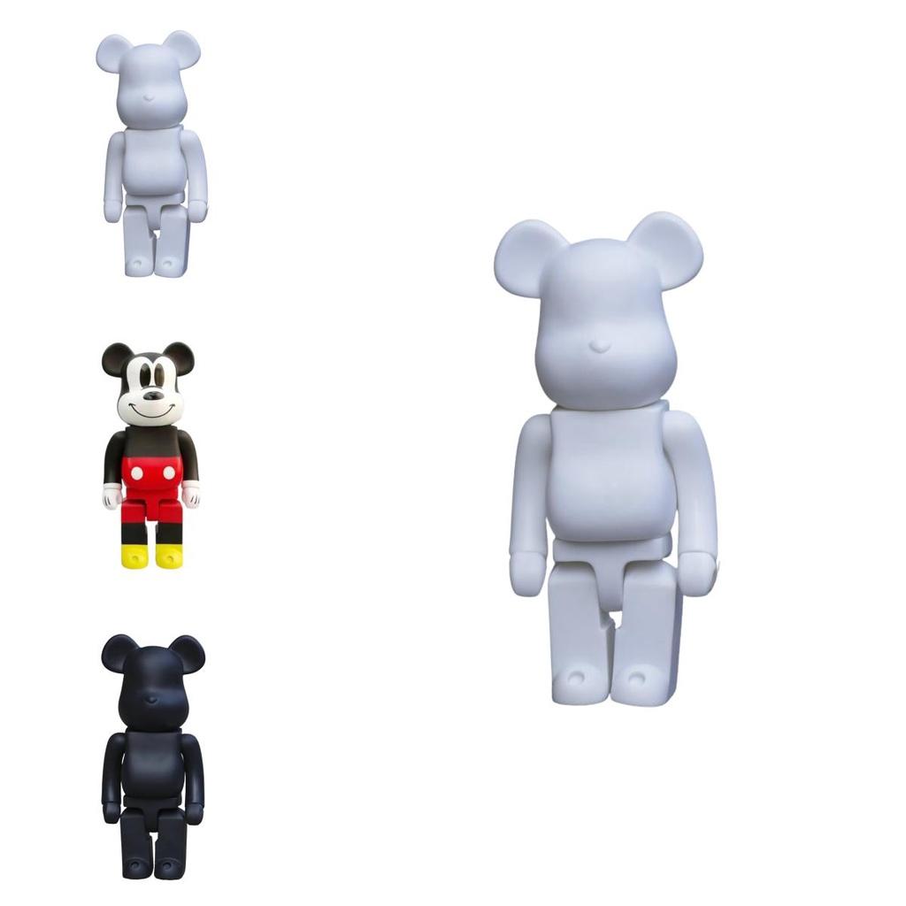 Bearbrick 400% Коллекционная фигурка из ПВХ Сорвиголовы Микки Медведь Строительный блок Модная игрушка