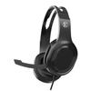 Black Gaming Compatible with with Voice Chat Headset, PS5, PS4, Switch, PC, Smartphones, Wired, Microphone, 3.5mm
