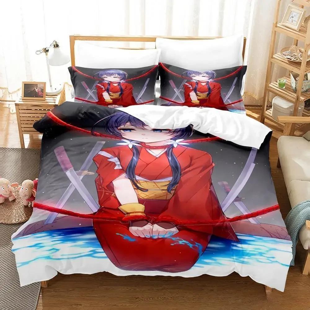 3D-принт аниме Kawaii Girl Kyouka Комплект постельного белья Single Twin Full Queen King Size Комплект постельного белья для взрослых и детей, комплект пододеяльников
