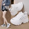 Мода 2024 года, новые летние модные женские повседневные туфли на толстой подошве, удобные, нескользящие, со шнуровкой, спортивные туфли для бега на открытом воздухе, женские кроссовки