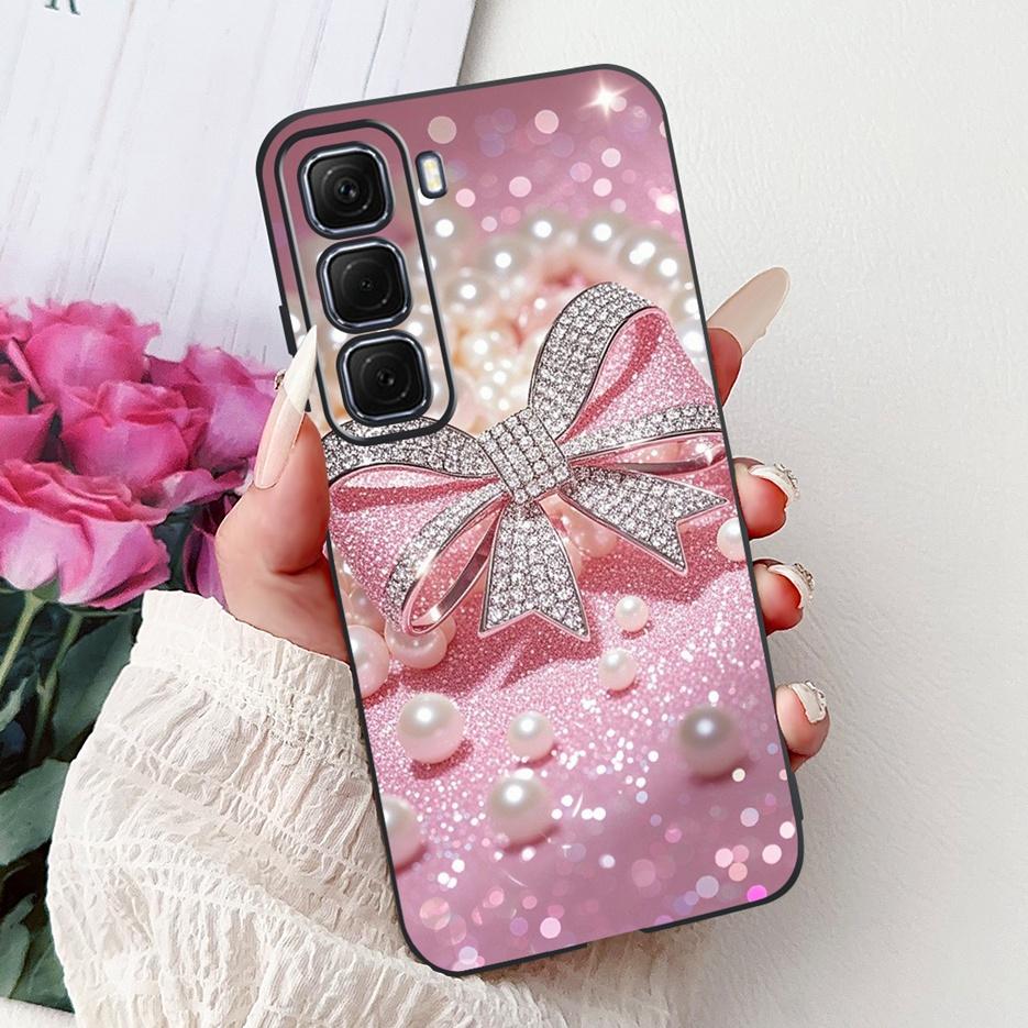 Чехол для Infinix Hot 50 Pro Plus X6880 Милый чехол-рыбка Кои Мягкий ТПУ Чехол для телефона Для Infinix Hot 50 Hot50 Pro 4G X6881 X6882 Сумки