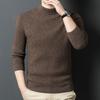 Fengxun Men's Crew Neck Winter Knit Sweater
