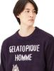 Gelato Pique HOMME Baby Moko Спящий кот Пуловер PMNT235982 PPL L Мужской