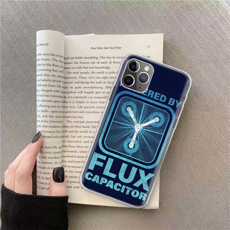 Лицензионный чехол Back To The Future для Apple iPhone 12 13 Mini 15 Pro Max 11 Pro 14 Plus 16 Pro Max 16E Прозрачный ТПУ