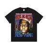 NOTORIOUS B.I.G. Футболка Бигги Старая Школа Хип-Хоп Рэп Легенда Хлопок Пряденый Хлопок Футболка Унисекс