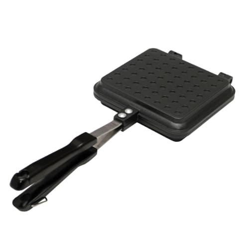 Taniguchi Metal Non-Stick, Easy-to-Clean Hot Sandwich Maker, 15.2 X 35.5 X 3.6 Cm, Induction and Gas Compatible, Removable, PFOS and PFOA Free, Perfec